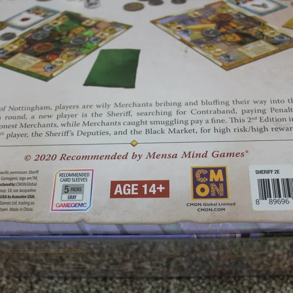 Sheriff of Nottingham 2nd Edition Board Game Merchants 14+ CMON NEW - Picture 6 of 7